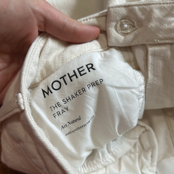 MOTHER The Shaker Prep Fray Ankle Jeans in Act Natural, Sz 30 - Picture 3 of 5